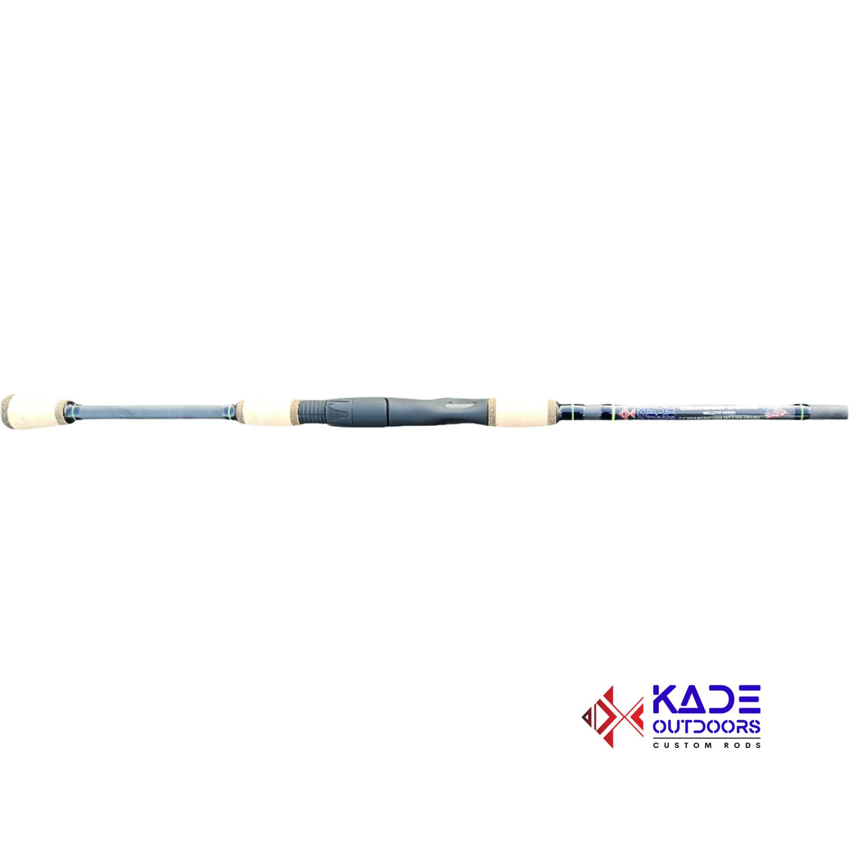 Custom Carbon Core Walleye Spinning Rod – Medium Light Extra Fast (MLX – KADE Outdoors Custom Rods