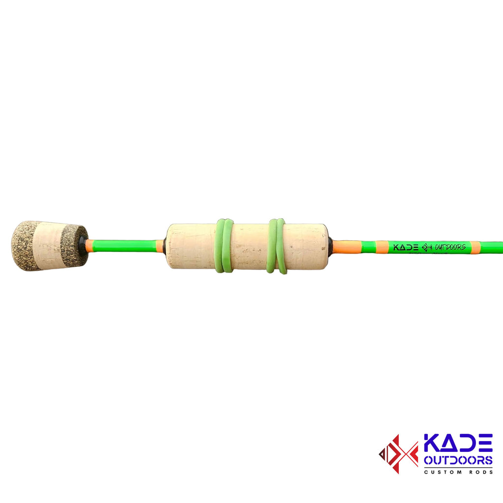cayde's exotic fishing pole Big Game Crappie grade cork handles and a two Found a new fishing rod