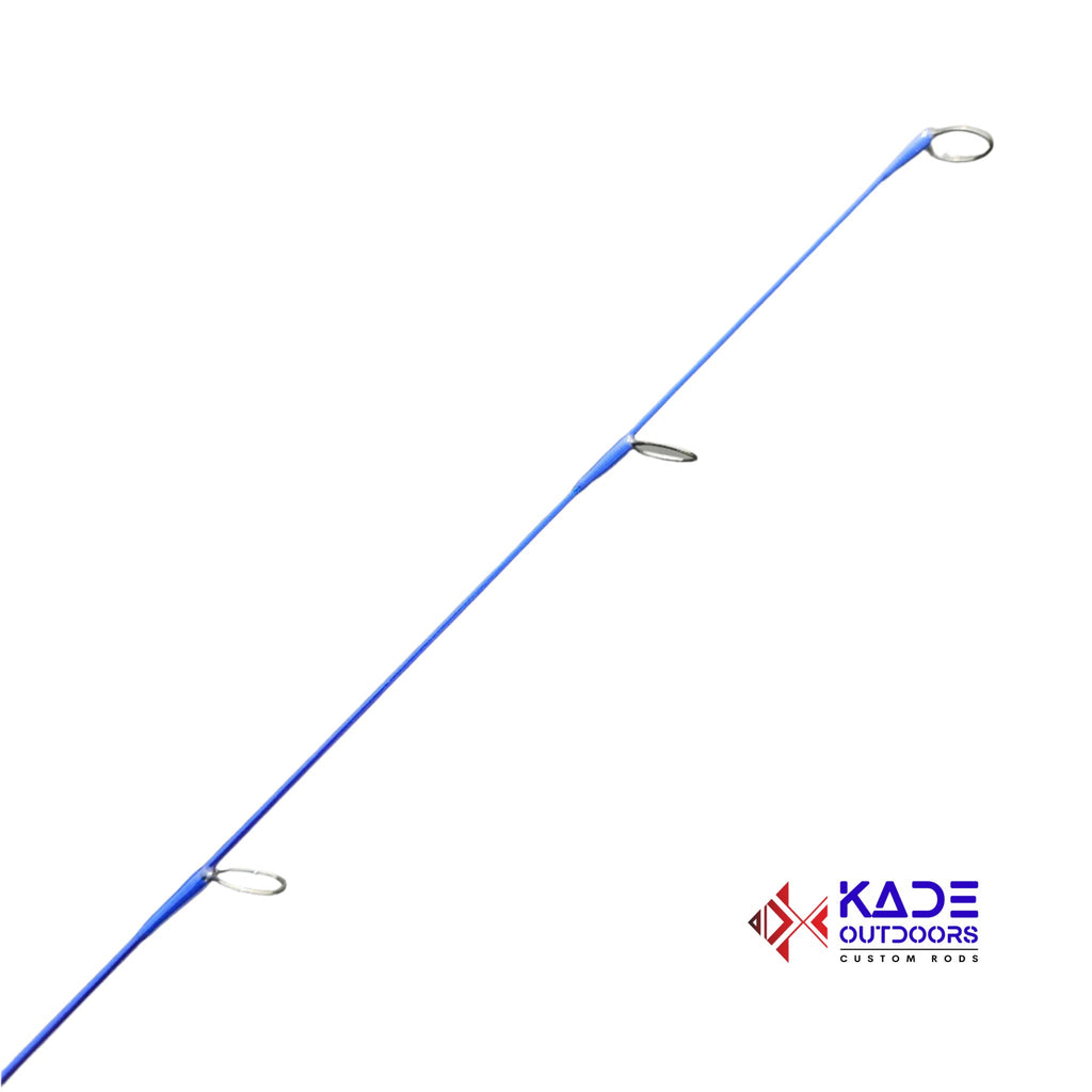 blue fishing pole blanks Stock Series 50-100# 54" Unibutt Rod Blade more precise and stronger material United Composites Limited Edition Mahi