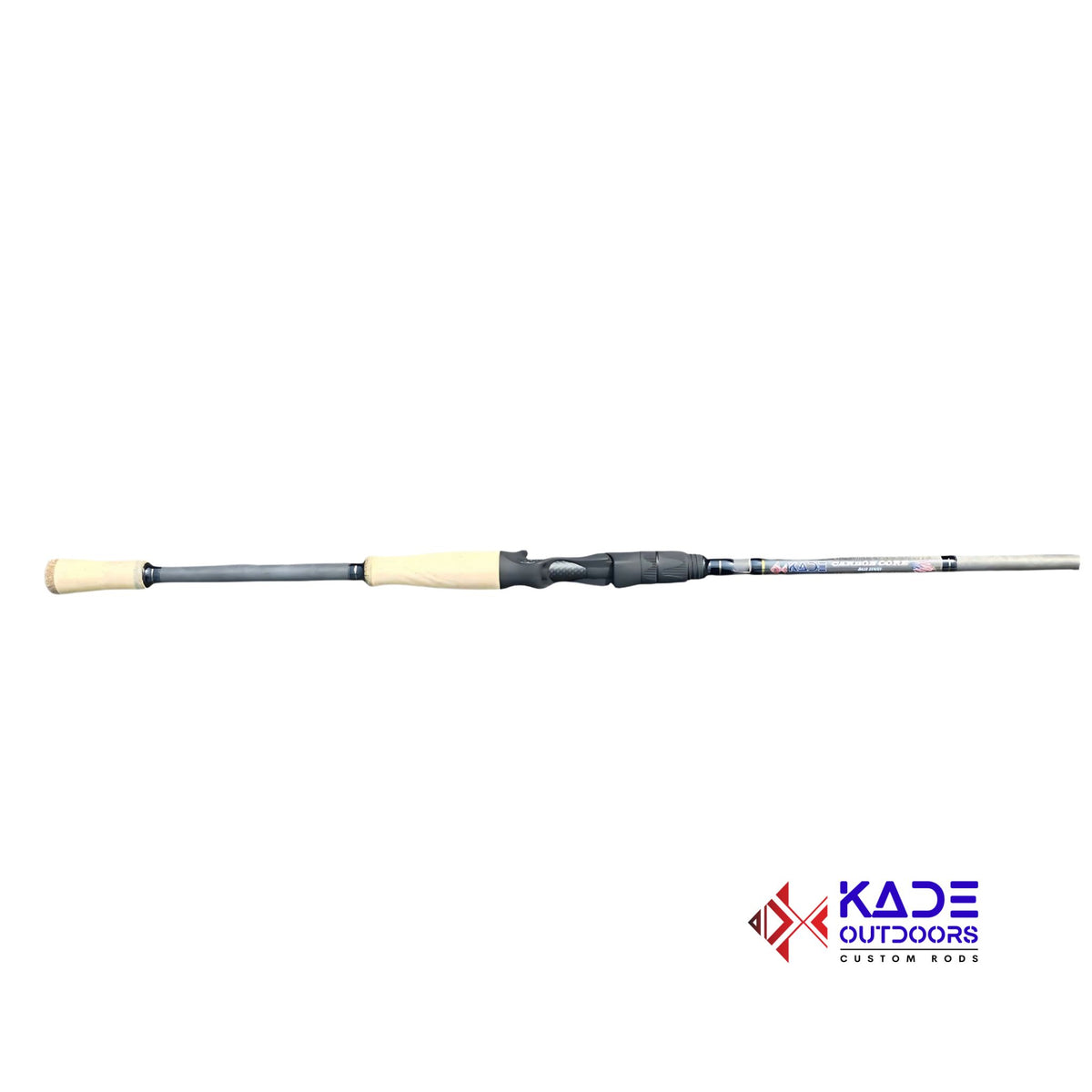In Stock CARBON CORE Bass Series Medium Fast – KADE Outdoors Custom Rods