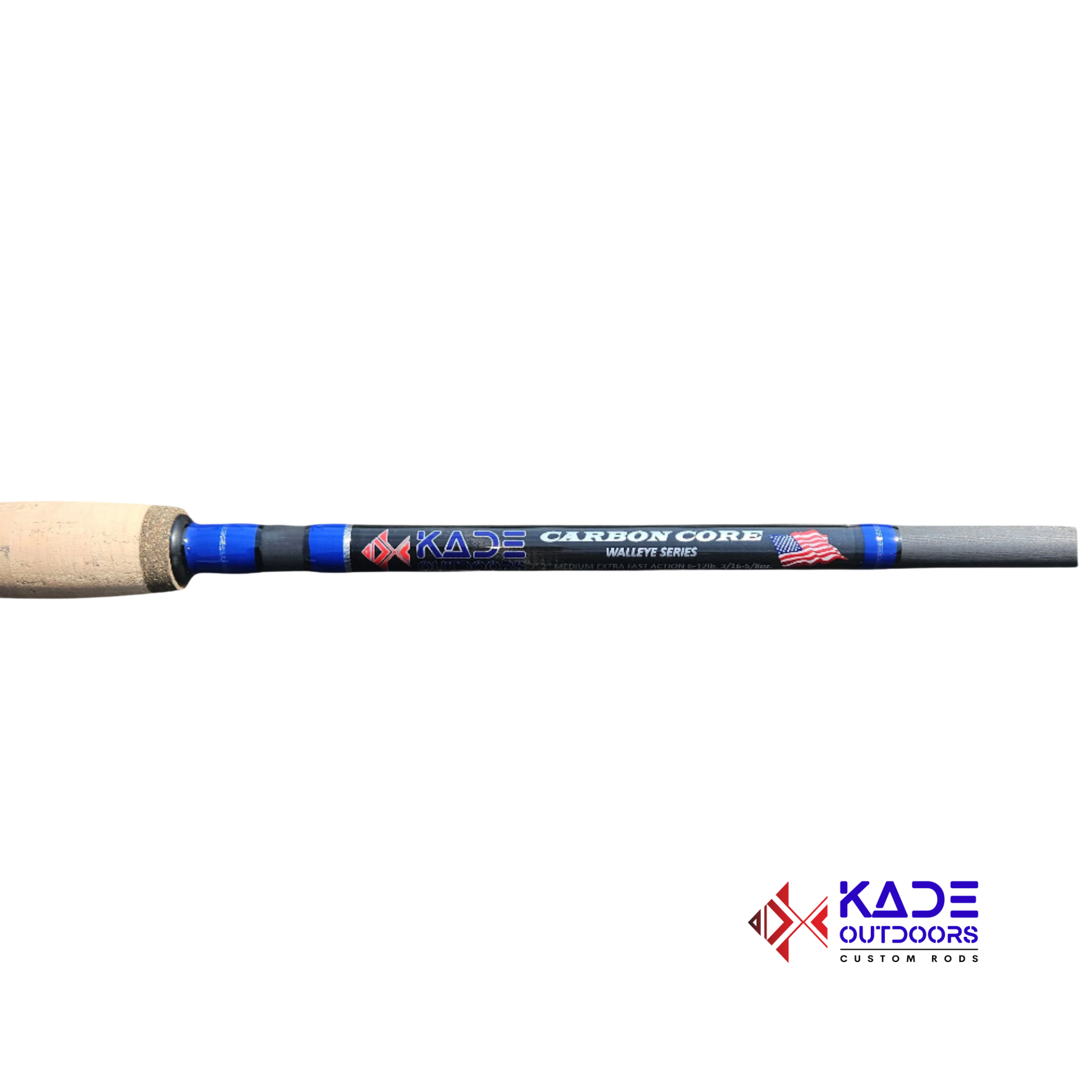 Custom Carbon Core Walleye Spinning Rod