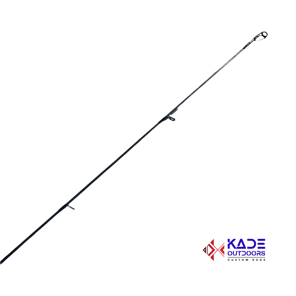 Carbon fiber rod for blade baits and hair jigs used in walleye fishing across the northern US