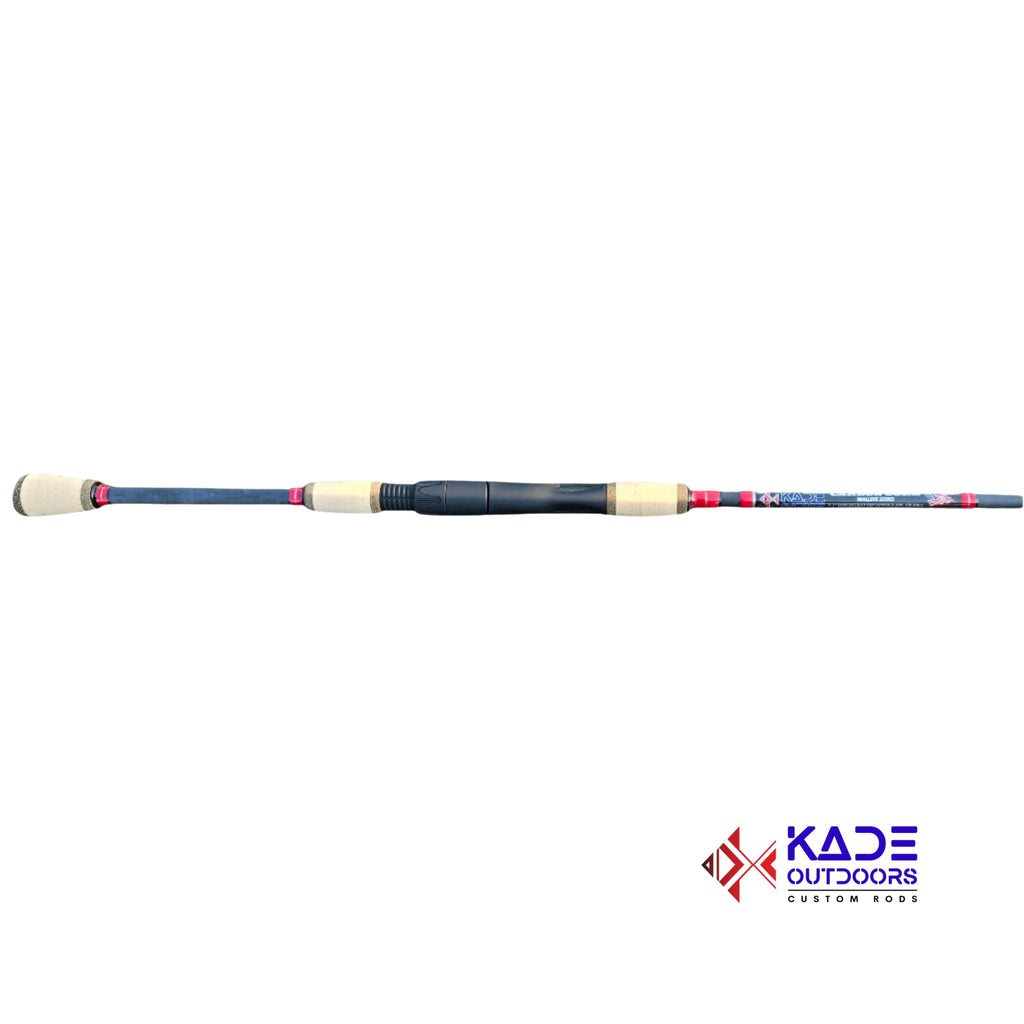 CARBON CORE Walleye Series Medium Light Fast rod with high modulus carbon fiber blank for jig and minnow