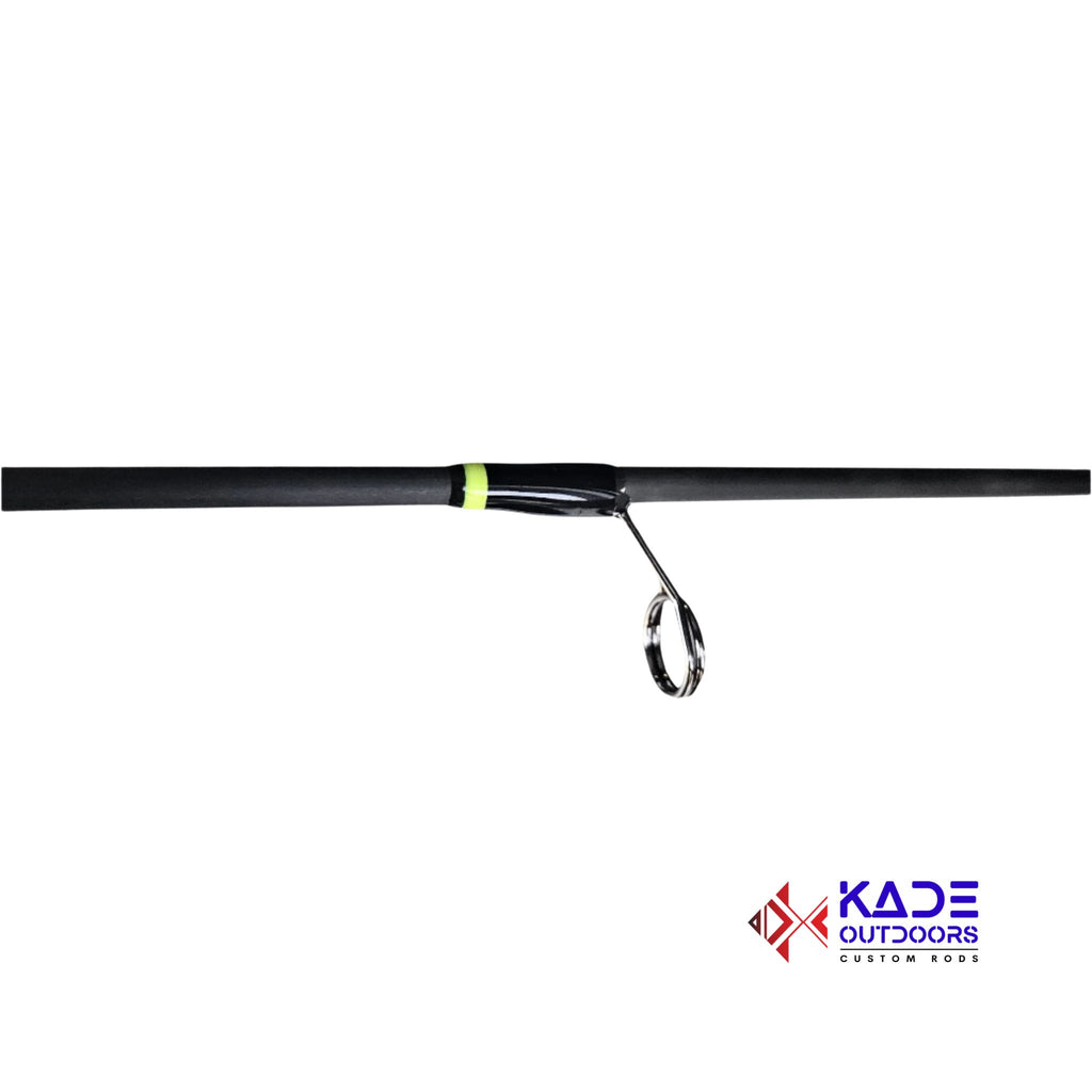Ice rod built for mobility and reach during hole hopping on the ice