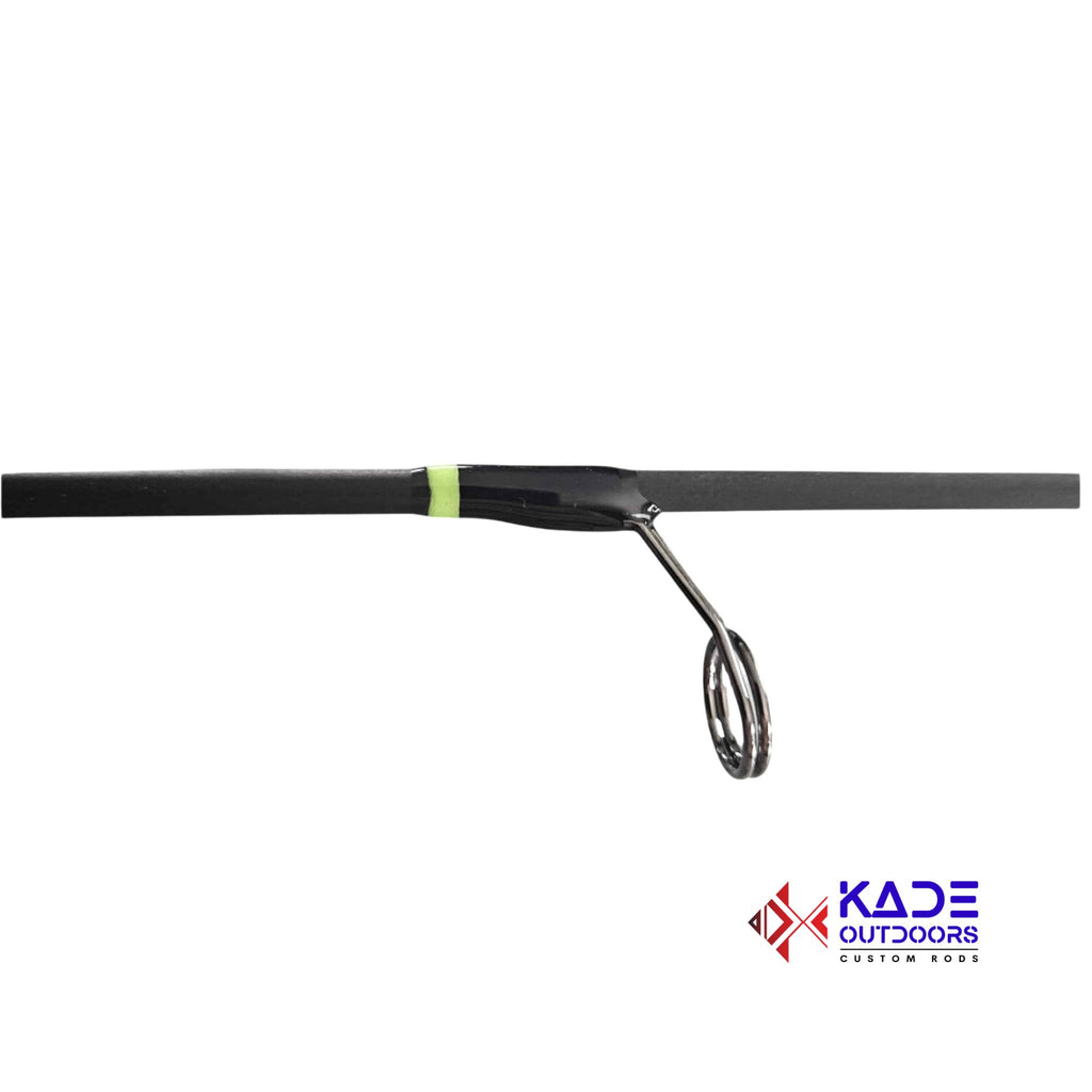 Versatile walleye rod with medium power and fast action for chasing fish with precision