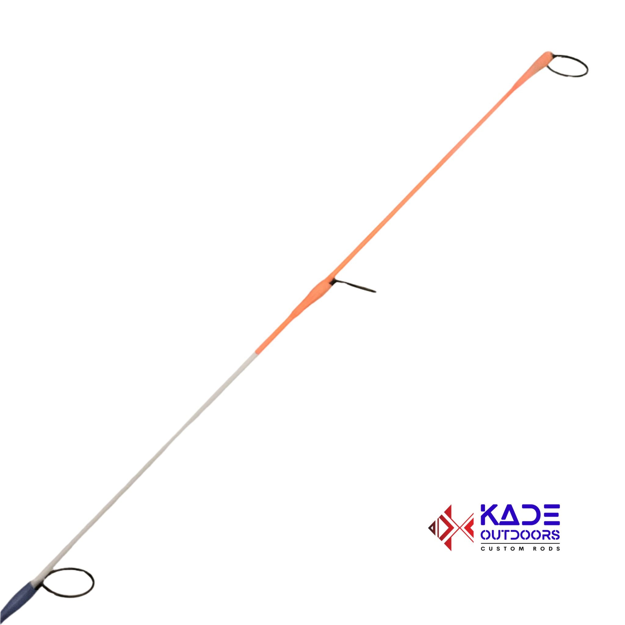 In Stock White Power Noodle with Neon Orange Tip 32